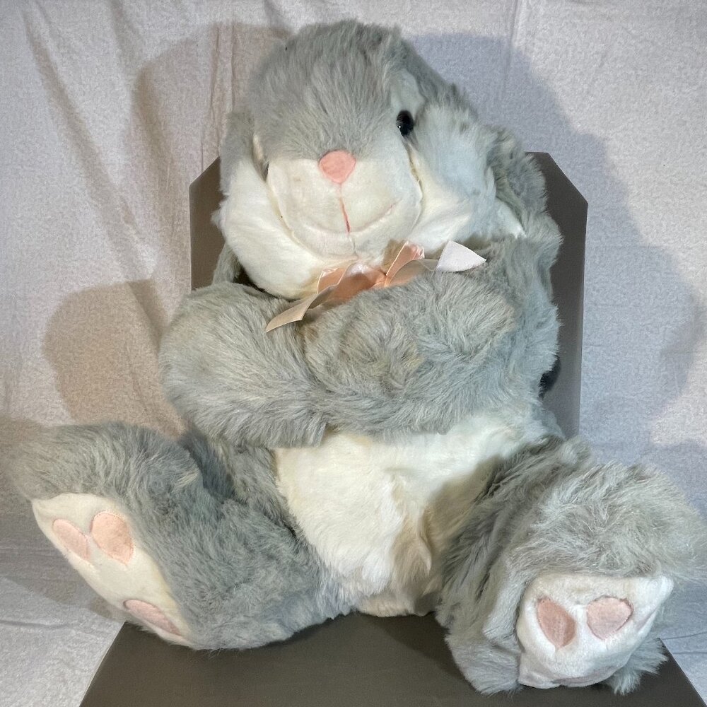 Yes Club Gray 18" Plush Lop Ear Bunny (665)